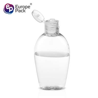 50ml 100ml Flip Top Cap PET Plastic Bottle For Shampoo Body Lotion Hand Sanitizer Manufacturers