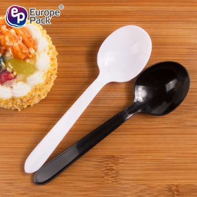 OEM customized colorful 100% food grade PP raw material disposable dessert spoon