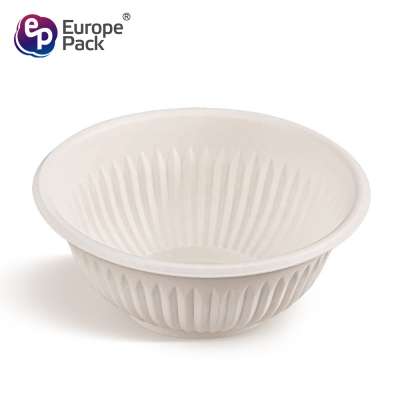 Wholesale high quality biodegradable tableware 300ml plastic salad bowl