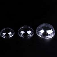 Clear Plastic 80mm Dome Lid For Disposable PP Cup