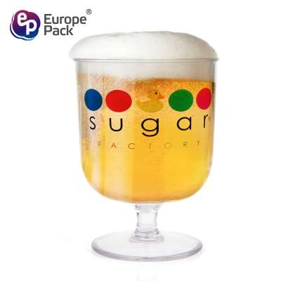 Party supplies 1 litre transparent acrylic giant beer cup